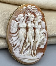 Spilla cammeo conchiglia