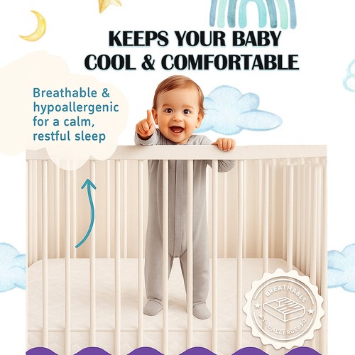 Baby travel cot - cot, mattress