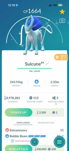 Shiny suicune fortuna - shiny,