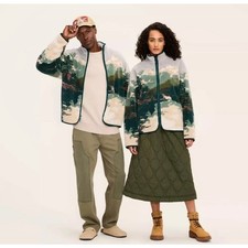 Giacca in pile con zip e