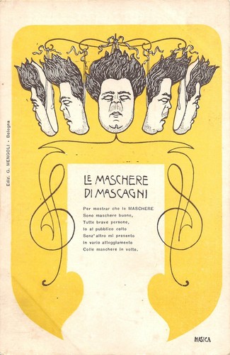 D0347 maschere di mascagni - le,