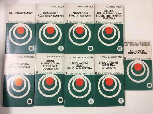 Educazione materna volumi - materna, 9