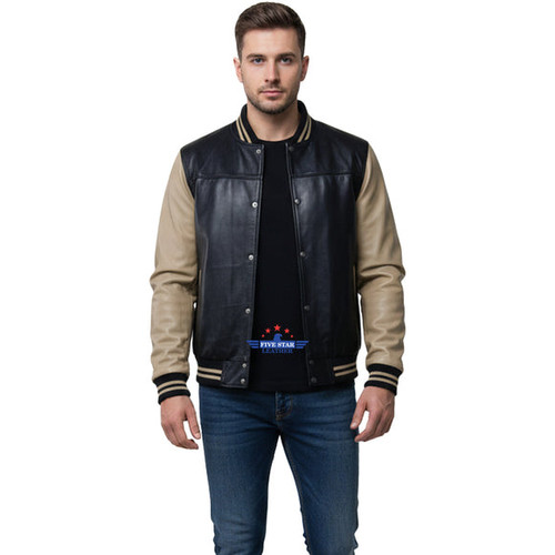 Bomber uomo pelle agnello - bomber, di