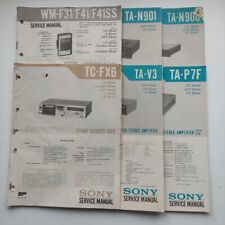 manuali di servizio Sony