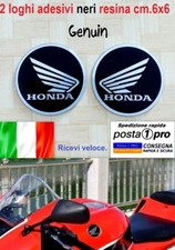 2 HONDA  Adesivi NERO/CROMO 3M