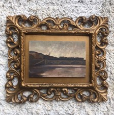 Quadro vintage dipinto olio - quadro, a