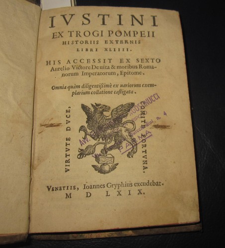 1569 iustinus iustini trogi - iustini,