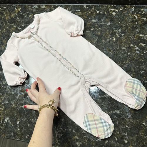 Tuta burberry bambina rosa - burberry,