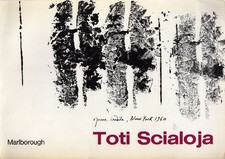 SCIALOJA Toti - Opere inedite New York 1960