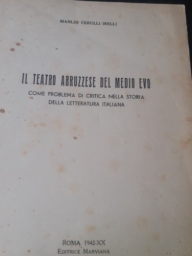 Cerulli irelli manlio - irelli, manlio.il
