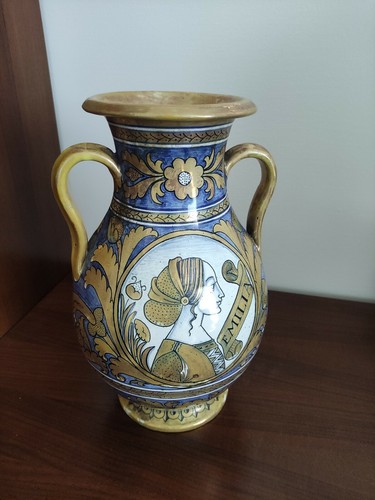 Vaso maiolica ceramica - , di