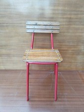 SEDIA IN METALLO E LEGNO ANNI