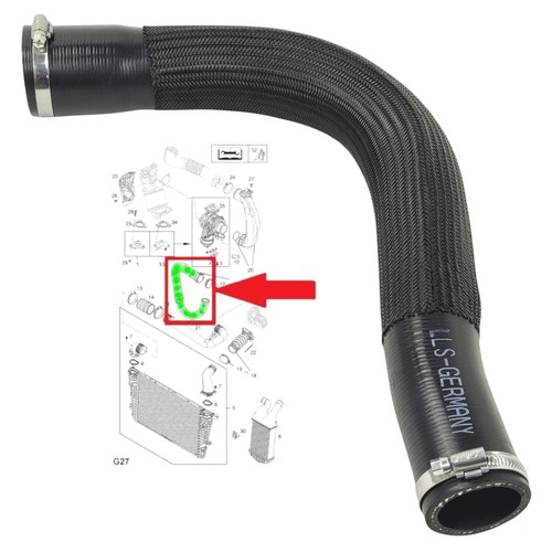 Turboscarico tubo intercooler - tubo,