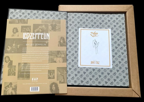 Signed jimmy page - page, zeppelin