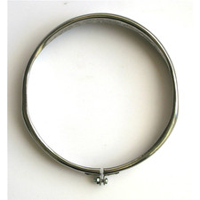 Cornice acciaio inox effetto cromata per faro fanale manubrio VESPA 90 SS 125 ET