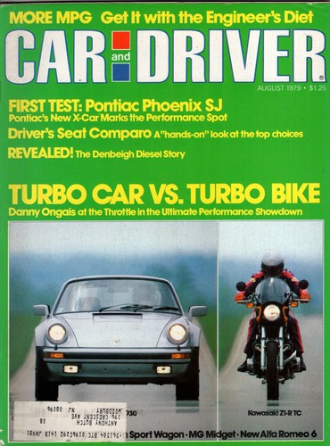 Car driver august 1979 - car, &