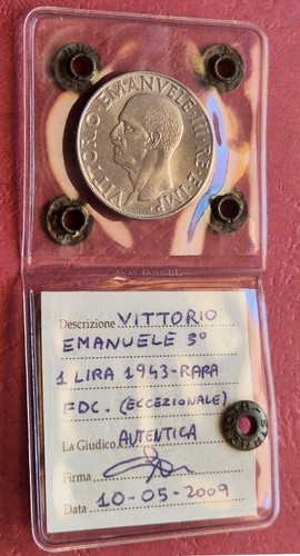 Lira 1943 impero periziato - lira,