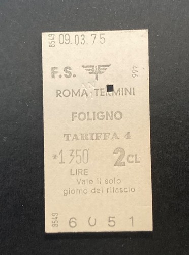Biglietto ticket treno - biglietto,