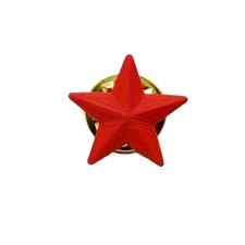 Spilla stella rossa spilla