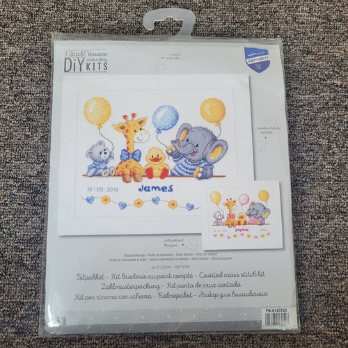 Kit ricamo vervaco baby shower - ricamo,