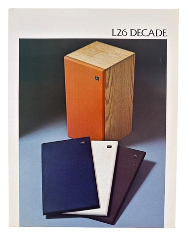 Brochure jbl l26 decade 1973 - brochure,