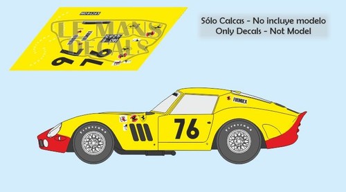 Decals ferrari 250 - 250, subida