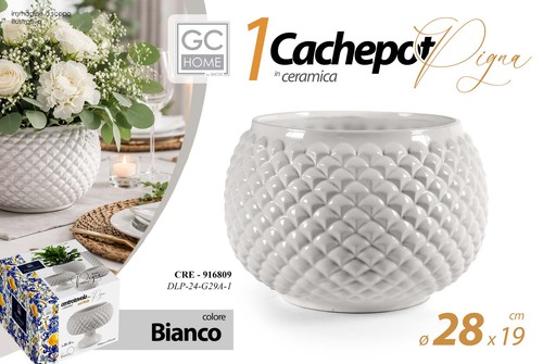 Vaso pigna cachepot ceramica - pigna,
