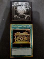 SARCOFAGO D'ORO (Gold Sarcophagus) Rara Oro Premium MGED IT041 1° ed Yu-Gi-Oh!