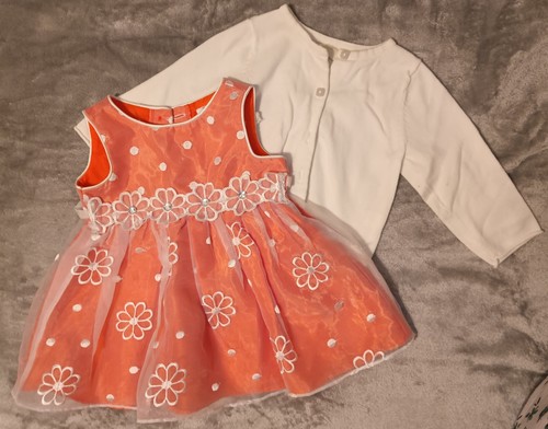 Vestito floreale arancione