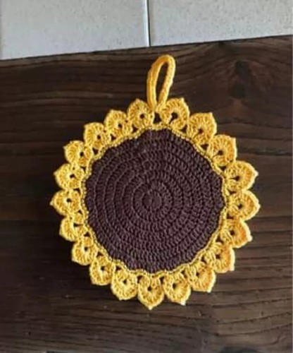 Girasole uncinetto 100 cotone - girasole,
