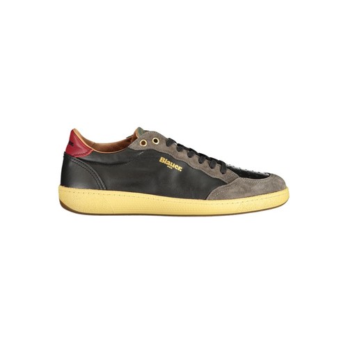 Blauer black leather men - blauer,