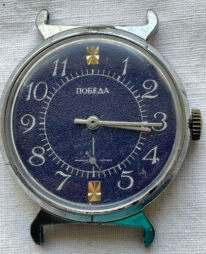 Pobeda ussr orologio - pobeda, uomo