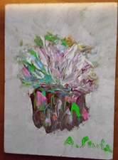 Armando Stula Quadretto Olio Su TAVOLOZZA 18,5X13 IN OMAGGIO LOCANDINA CON FIRMA