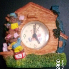 IDEA CASA - OROLOGIO/SVEGLIA - CASETTA - 11 X 11 CM