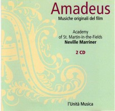 MOZART CD ORIGINALE 2 DISCHI MUSICHE DAL FILM AMADEUS, L'UNITA' MUSICA.