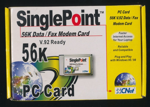 Scheda cnet singlepoint - cnet, 56k