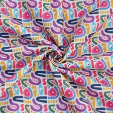 Tessuto tela multicolore