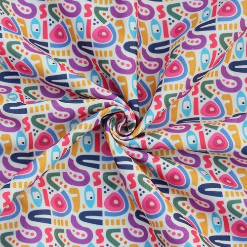 Tessuto tela multicolore