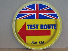 INSEGNA FIAT 126 SIGN TEST