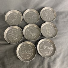 Lotto di 8 sottobicchieri