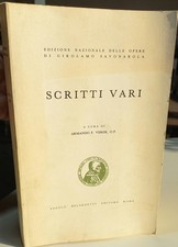 SCRITTI VARI-CURA ARMANDO F. VERDE, O.P.-ANGELO BELARDETI ED.-ED NAZ SAVONAROLA