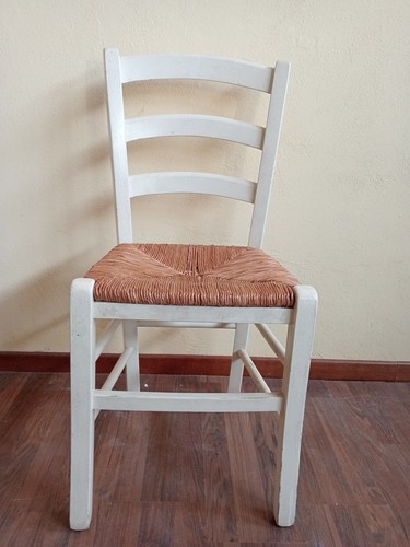 Sedia legno frassino con - legno,