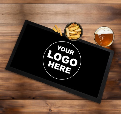 Personalised bar runner mat - bar,