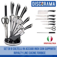 SET DI 8 COLTELLI IN ACCIAIO