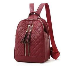 Zainetto zaino bordeaux - zaino, pelle