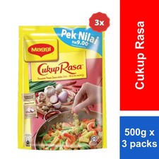 Condimento Maggi Cukup Rasa 500g x 3 confezioni (Halal) esaltatore di sapidità - spedizione veloce