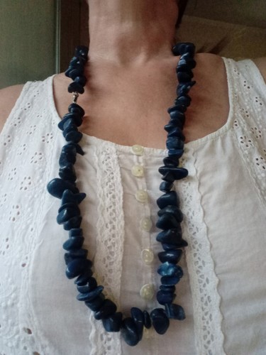 Lunga collana lapislazzuli - lunga,