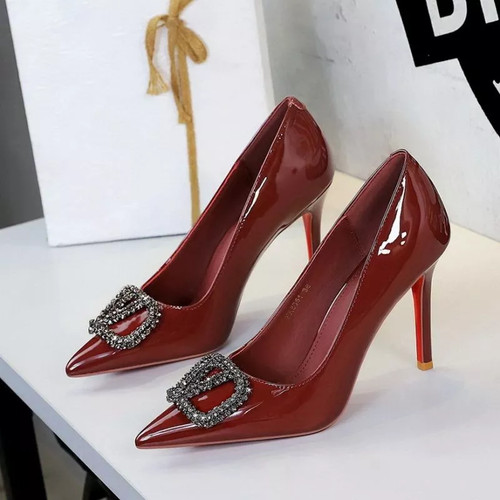 Decolte rosse lucide - rosse,
