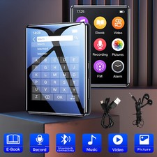 Lettore MP3 Bluetooth 5.0 Lettore Video MP4 Lettore Musicale Radio FM con Touch Screen