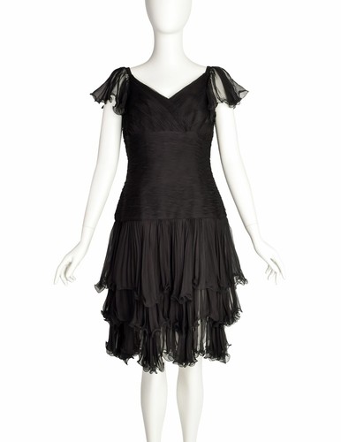Abito valentino vintage nero - abito,